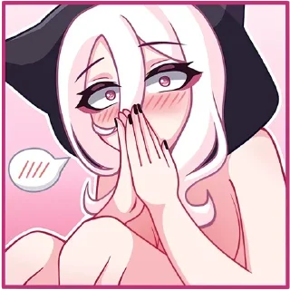 Sticker 🤍 КатШи - @stikersR34