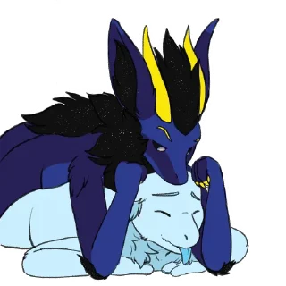 Telegram sticker ❤️ Zafir Cosmic Nardoragon