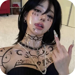 Telegram sticker 💇 露露女爹专用贴纸 @lulufeilulubin