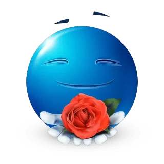 Telegram sticker 🌹 Bluemoji or Joobi