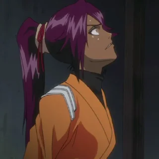 Telegram stiker 😦 Shihoin Yoruichi