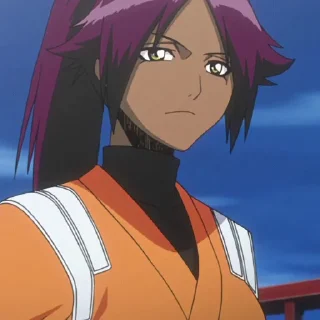 Telegram stiker 😒 Shihoin Yoruichi