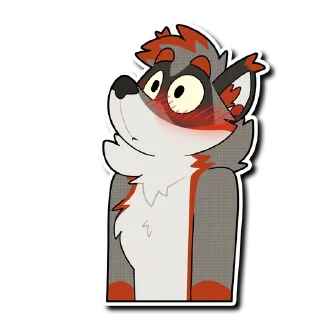 Video sticker 😳 VibesRaccoon
