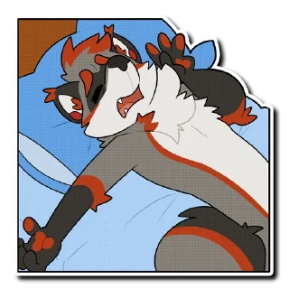 Telegram stiker 💤 VibesRaccoon