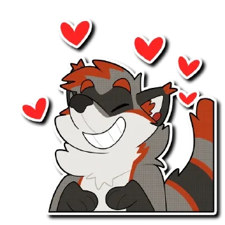 Video sticker 🥰 VibesRaccoon