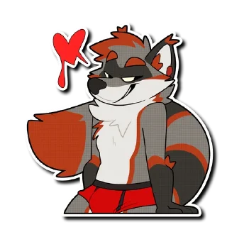Telegram stiker 😘 VibesRaccoon