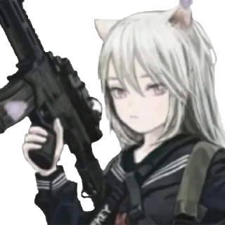 Telegram sticker 🔫 я торчу на героине