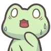 Sticker 😱 Mint the Frog @uwuBerry