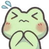 Sticker 😖 Mint the Frog @uwuBerry
