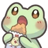 Sticker 🐔 Mint the Frog @uwuBerry