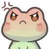 Sticker 😡 Mint the Frog @uwuBerry