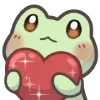 Sticker ❤️ Mint the Frog @uwuBerry