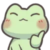 Sticker 😌 Mint the Frog @uwuBerry