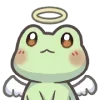 Sticker 😇 Mint the Frog @uwuBerry