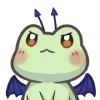 Sticker 👿 Mint the Frog @uwuBerry