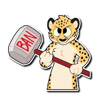 Video sticker 🚫 Cheetah