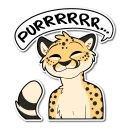 Video sticker ☺️ Cheetah