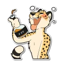 Telegram sticker 🥃 Cheetah