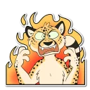 Telegram sticker 💢 Cheetah