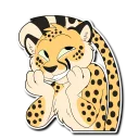 Sticker 😁 Cheetah