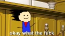 Telegram sticker 😒 Ace Attorney ITA