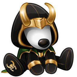 Telegram sticker ⚫️ Resistance Dog by @GiftChanges