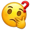 Sticker 🤔 Emoji IOS generation by @Murashkie_Emoji