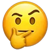 Sticker 🤔 Emoji IOS generation by @Murashkie_Emoji