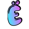 Video sticker 🤩 cartoon violet
 @e...
