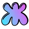 Video sticker 🤩 cartoon violet
 @e...