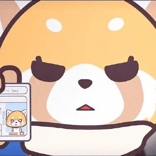 Telegram sticker 🌟 Agressive retsuko :: @fStikBot