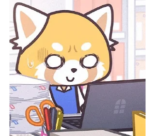 Sticker 🌟 Agressive retsuko :: @fStikBot