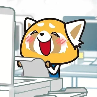 Video sticker 🌟 Agressive retsuko :: @fStikBot