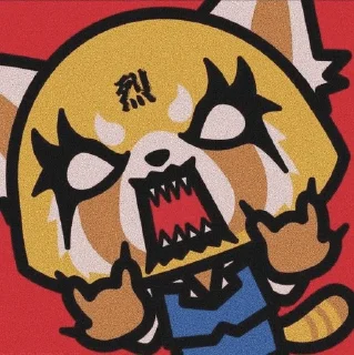 Telegram sticker 🌟 Agressive retsuko :: @fStikBot