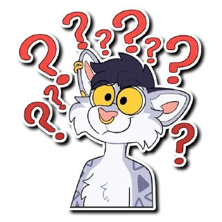 Telegram sticker ❓ Kaz
