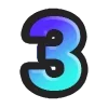 Sticker 🔠 Fantasy Blue - @abcemojiravena