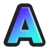 Sticker 🔠 Fantasy Blue - @ab...