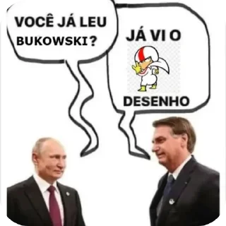 Telegram sticker 👔 você já leu? @zombeteiro