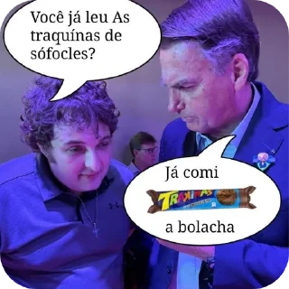 Telegram sticker 🎢 você já leu? @zombeteiro