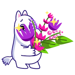 Телеграм стикер 💐 Moomin