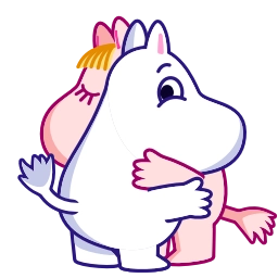 Телеграм стикер 🤗 Moomin