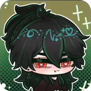 Telegram sticker ❤ Зелёная ебалайка с балалайкой :: @fStikBot