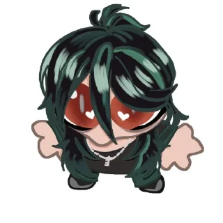 Telegram sticker 🎃 Зелёная ебалайка с балалайкой :: @fStikBot