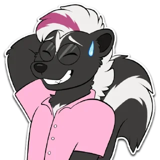 Telegram sticker 😳 Niko and Fink