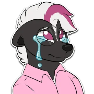 Telegram sticker 😭 Niko and Fink