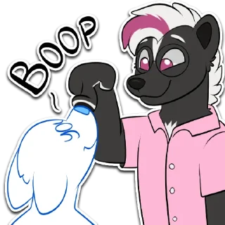 Video sticker 👃 Niko and Fink