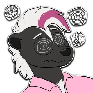 Telegram sticker 😵‍💫 Niko and Fink