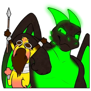 Telegram sticker 🤬 Fawn by @FawnKobold
