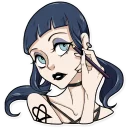 Telegram sticker 👁 Bad Girl