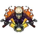 Telegram sticker 💀 Bad Girl